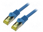 Patch cord | S/FTP | Cat 6a | RJ45 plug,both sides | stranded | Cu | 3m