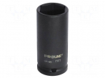 Socket: 6-angles | socket spanner,impact | HEX 22mm | 1/2" | long