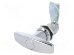 Lock | without cylinder | zinc and aluminium alloy | 30mm | chromium