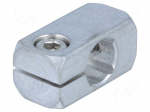 Mounting coupler | D: 12mm | S: 10mm | W: 16mm | H: 16mm | L: 32mm