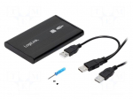 Hard discs housing: 2,5" | PnP and hot-plug | V: USB 1.1,USB 2.0