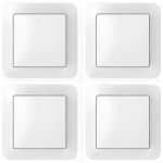 Bosch Smart Home wall switch for smart actuators, set of 4, white