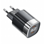 Toocki charger tīkla lādētājs | 35W | GaN | USB-C | melns