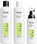 Nioxin System 2 - Kit - Natural Hair Treatment with Advanced Weakening 3 U