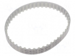 Timing belt | T10 | W: 16mm | H: 4.5mm | Lw: 450mm | Tooth height: 2.5mm