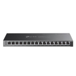 TP-LINK | etStream 16-Port Gigabit Smart Switch with 8-Port PoE+ | TL-SG2016P | Web managed | Desktop | Power supply type External