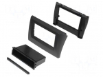 Radio mounting frame | Fiat | 2 DIN | anthracite