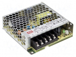 Power supply: switched-mode | modular | 76.8W | 48VDC | 99x97x30mm
