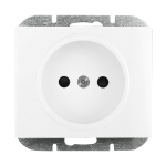 Elektrimaterjalid // Elektrimaterjalide v&auml;ljam&uuml;&uuml;k | Madalate hindade kampaaniad // Gniazdo wtyczkowe pojedyncze -onyx- p/t 2p 16a ,250v, biały