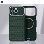 Back panel cover Evelatus Apple iPhone 18 Pro Max Carbon Premium Edition MagSafe case Green