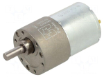 Motor: DC | with gearbox | 24VDC | 200rpm | 50: 1 | Shaft dia: 6mm | 100mA