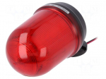 Signaller: lighting | flashing light,continuous light | red | IP65