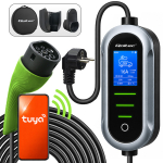 Elektriauto laadija Type 2 &ndash; 3,5 kW, 16 A, Schuko, Wi-Fi, 5 m | Qoltec