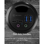 USB-jaotur Icy Box 2x USB-C + 2x USB-A 3.0 (IB-HUB1403B)