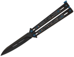 N&oacute;ż Tokisu 02259 Balisong Bright Black Steel