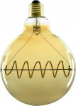 SEGULA LED-lamp Globe 125 Curved Plus gold E27 6,5W 1900K