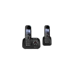 Fikseeritud telefon Amplicomms amplicomms BigTel 1582 Duo DECT-s&uuml;steemiga K&otilde;ne nime ja ID kuvamine Black