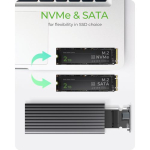 Karp Icy Box USB-C - M.2 NVMe / M.2 SATA (IB-1817MC-C31)
