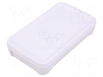Enclosure: multipurpose | X: 75mm | Y: 130mm | Z: 26mm | BoPad | ABS | IP65