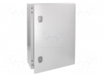 Enclosure: multipurpose | X: 400mm | Y: 600mm | Z: 200mm | CS | steel | grey
