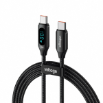 Kabel USB-C / USB-C Voltage PowerDisplay 100W PD 100cm czarny