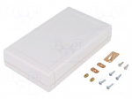 Enclosure: multipurpose | X: 94mm | Y: 160mm | Z: 31mm | TEKBOX | ABS