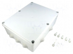 Enclosure: junction box | X: 251mm | Y: 323mm | Z: 117mm | wall mount