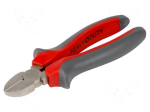 Pliers | side,cutting | ergonomic handle,satin | 160mm | HEAVY DUTY