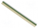 Pin header | pin strips | male | PIN: 100 | straight | 2.54mm | THT | 2x50