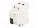 RCD breaker | Inom: 25A | Ires: 30mA | Poles: 2 | 400V | Mounting: DIN