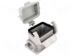 Enclosure: for Han connectors | Han | size 6B | with latch | PG16