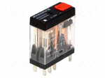 Relay: electromagnetic | DPDT | Ucoil: 24VAC | 5A/250VAC | 5A/30VDC | 5A