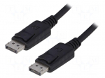 Cable | DisplayPort 1.1 | DisplayPort plug,both sides | 5m | black