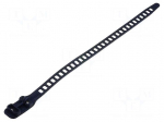 Cable tie | multi use | L: 260mm | W: 11mm | polyurethane | 123N | black
