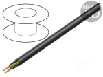 Wire | H07RN-F | stranded | Cu | 4G1,5mm2 | LSZH | black | 450/750V