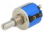 Potentiometer: shaft | multiturn | 100k&Omega; | 2W | &plusmn;5% | 6.35mm | linear