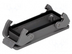 Enclosure: for Han connectors | Han | size 24B | with double latch