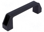 Handle | Mat: technopolymer (PA) | black | H: 46mm | L: 160mm | W: 27mm