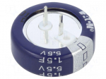 Capacitor: electrolytic | supercapacitor | 1.5F | 5.5VDC | ESR: 30&Omega;