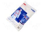 Protective coverall | Size: L | white | 4565 | with red seams