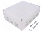 Enclosure: junction box | X: 282mm | Y: 342mm | Z: 115mm | IP55 | grey