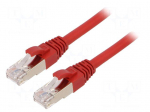 Patch cord | ETHERLINE&reg; Cat.6a,S/FTP | Cat: 6a | stranded | Cu | 0.5m