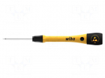 Screwdriver: precision | hex key | HEX 0.9mm | Blade length: 40mm