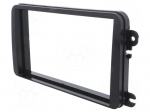 Radio frame | VW | 2 DIN | black