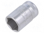 Socket | socket spanner | HEX 18mm | 1/2" | Socket bit length: 38mm