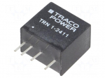 Converter: DC/DC | 1W | Uin: 18&divide;36VDC | Uout: 5VDC | Iout: 200mA | SIP | THT