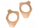 Spacer ring | MDF | 165mm | Peugeot | impregnated,varnished | 2pcs.