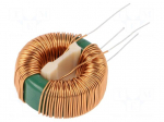 Inductor: wire | THT | 3.3A | R: 100m&Omega; | -20&divide;50% | DTS-31 | vertical | 22mH