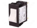 Circuit breaker | Urated: 240VAC | 60VDC | 6A | DPST | Poles: 1 | SNAP-IN