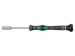 Screwdriver: precision | 6-angles socket | Blade length: 60mm